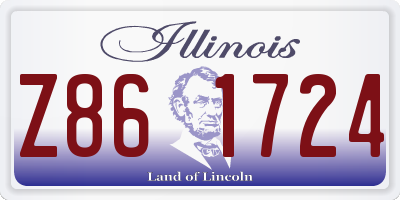 IL license plate Z861724