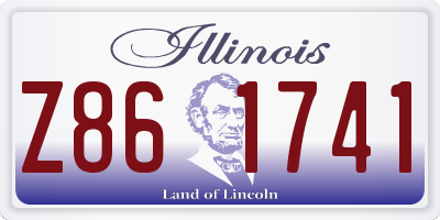 IL license plate Z861741
