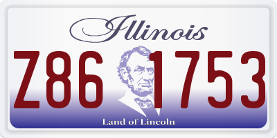 IL license plate Z861753