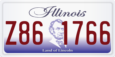 IL license plate Z861766