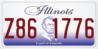 IL license plate Z861776