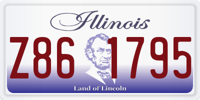 IL license plate Z861795