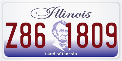 IL license plate Z861809