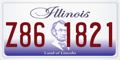 IL license plate Z861821