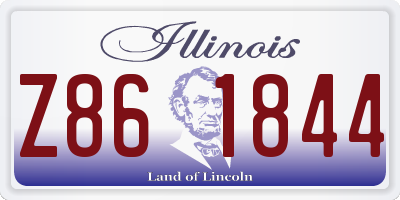 IL license plate Z861844