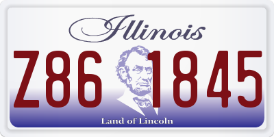 IL license plate Z861845