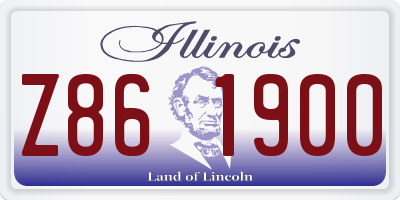 IL license plate Z861900