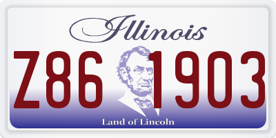 IL license plate Z861903