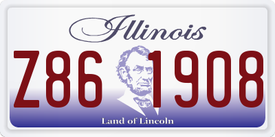 IL license plate Z861908