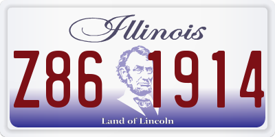 IL license plate Z861914