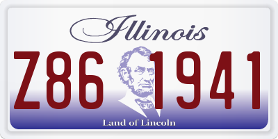 IL license plate Z861941