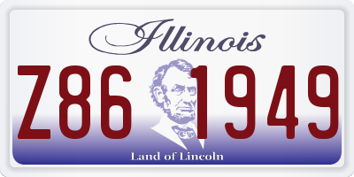 IL license plate Z861949