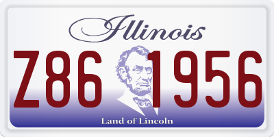 IL license plate Z861956