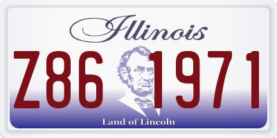 IL license plate Z861971
