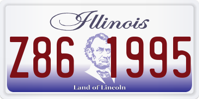 IL license plate Z861995