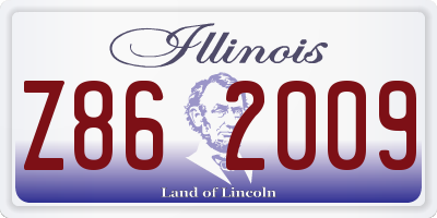 IL license plate Z862009