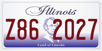 IL license plate Z862027