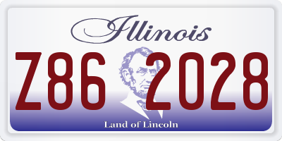 IL license plate Z862028