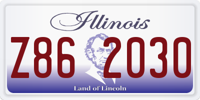 IL license plate Z862030