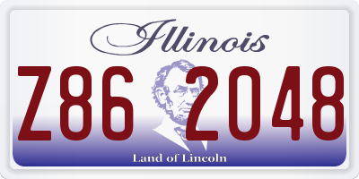 IL license plate Z862048