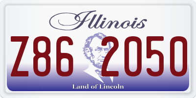 IL license plate Z862050