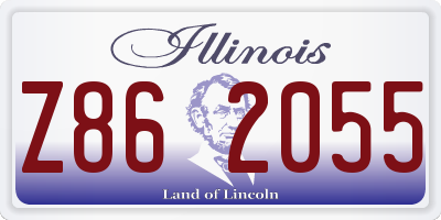 IL license plate Z862055