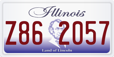 IL license plate Z862057
