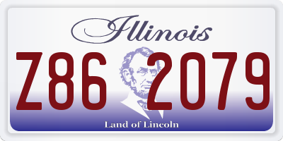 IL license plate Z862079