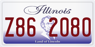 IL license plate Z862080