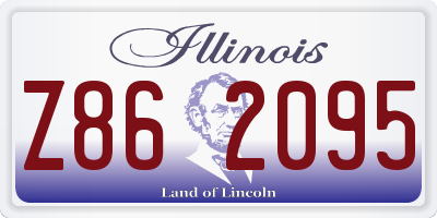 IL license plate Z862095