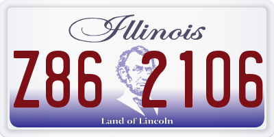 IL license plate Z862106