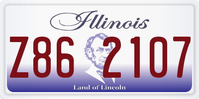 IL license plate Z862107