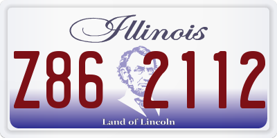 IL license plate Z862112