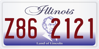 IL license plate Z862121