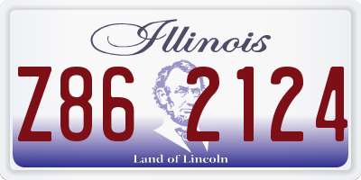 IL license plate Z862124