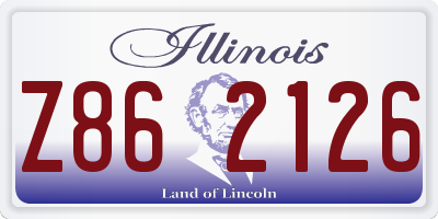 IL license plate Z862126