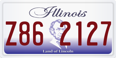 IL license plate Z862127