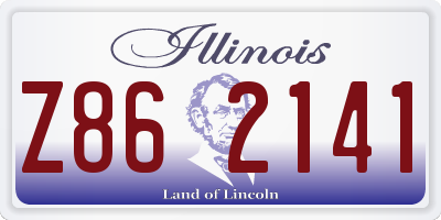 IL license plate Z862141