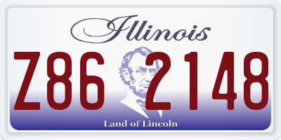 IL license plate Z862148