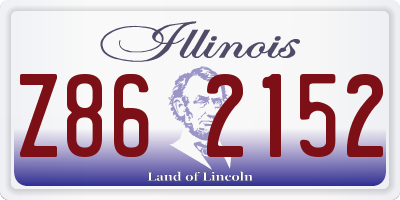 IL license plate Z862152