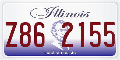 IL license plate Z862155