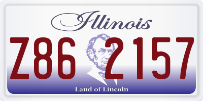 IL license plate Z862157