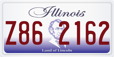 IL license plate Z862162