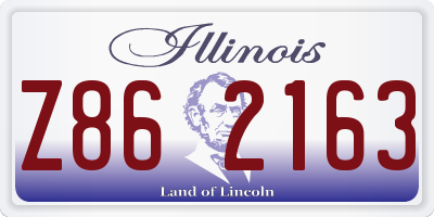 IL license plate Z862163