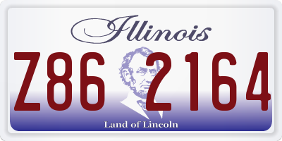 IL license plate Z862164