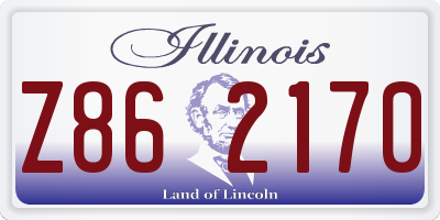 IL license plate Z862170