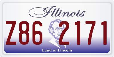 IL license plate Z862171