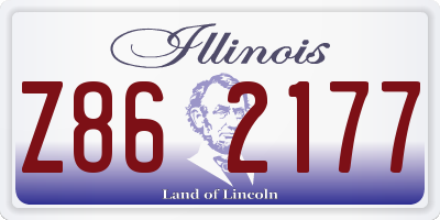 IL license plate Z862177