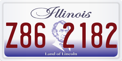 IL license plate Z862182