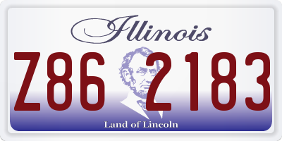 IL license plate Z862183